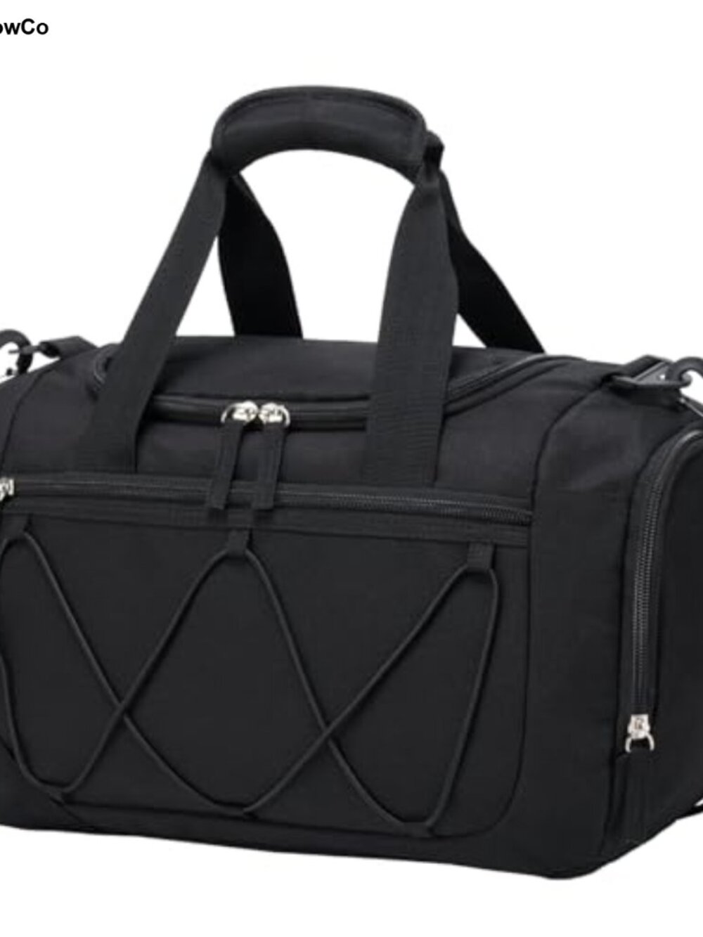 Vorspack 15" Duffel Gym Bag Shoe Compartment Water Resistant Polyester